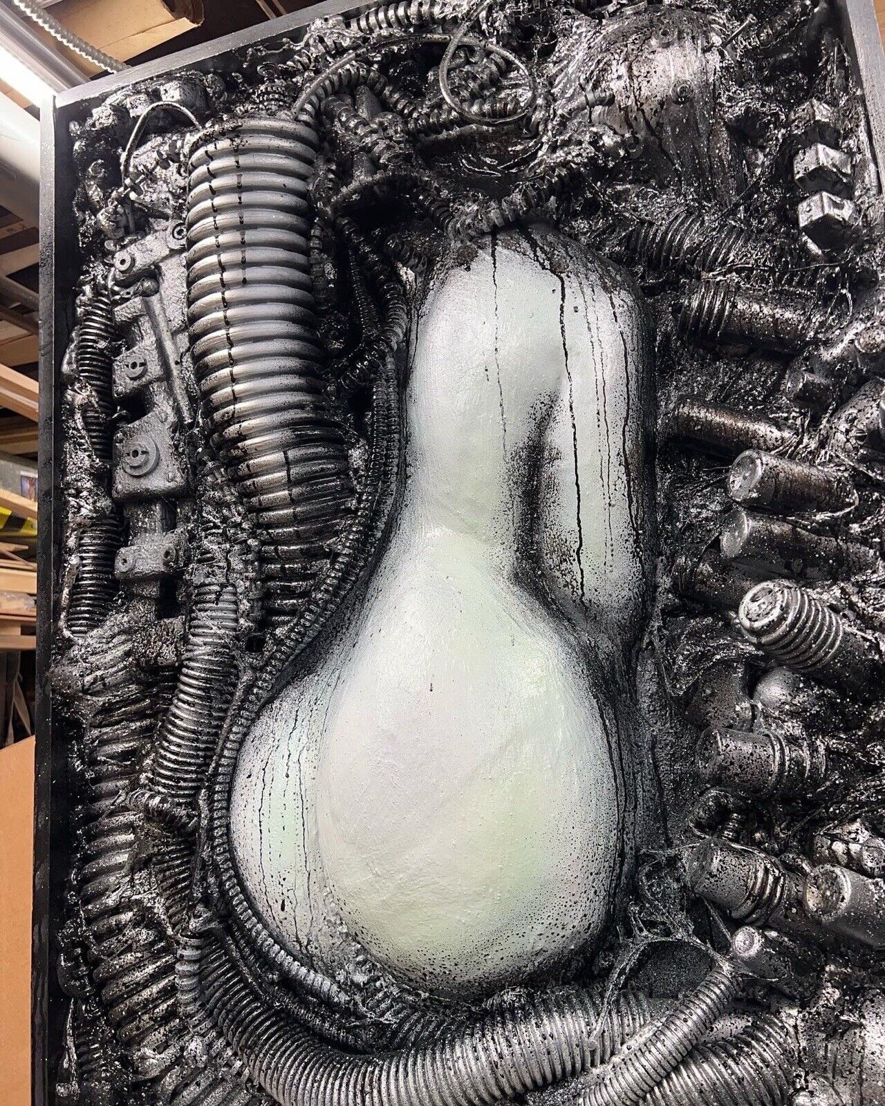 Currently unaltd -life size biomechanical HR Giger inspired