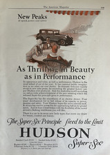 1927 Hudson Super-six Automobile Roadster Phaeton Brougham Power Vtg Print Ad
