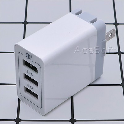 High Security Intelligent Office 3Port QC Charger for Microsoft Lumia 950 XL US