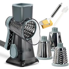 Manual Rotary Cheese Grater Shredder Slicer Grinder for Cucumber Nut Potato