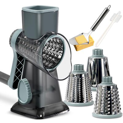 Manual Rotary Cheese Grater Shredder Slicer Grinder for Cucumber Nut Potato
