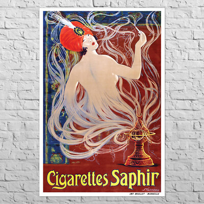 Poster Cigarettes Saphir, 1910 | 22x33