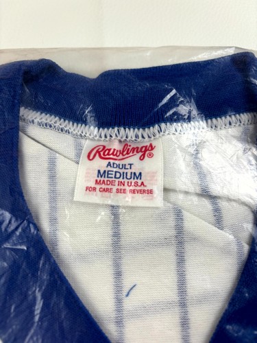 1980 Rawlings Jersey Men Medium Multicolor Pinstriped Milwaukee Brewers Baseball - Picture 4 of 4