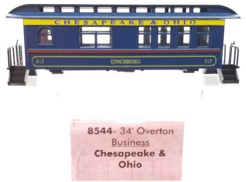 Kit de negocios N Roundhouse 8544 34' Overton Chesapeake y Ohio #817 con ruedas MTL nuevo en caja | Zustand: New