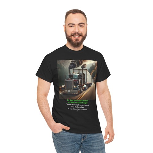 Retro Kenworth Semi Tee, Vintage Truck Driver Shirt, Diesel Engine Tshirt, Long - Picture 9 of 144