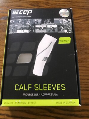 CEP Sportswear Dynamic Allsports Compression Sleeves Women s s Size IV White New