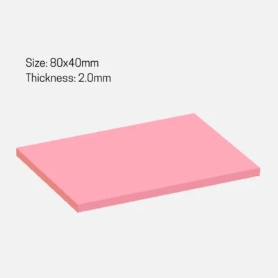 AMAWI TECHNOLOGIES FUSION SUPREME | SOFT 15W/mk Wärmeleitpad | 80x40x2,0 mm | Thermal pad