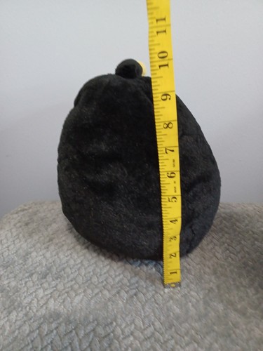 Angry Birds Black Bomb Bird Commonwealth Plush Stuffed Animal *No Sound* 10" - Picture 3 of 6