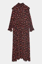New Zara Printed midi Patterned floral Size Xs
