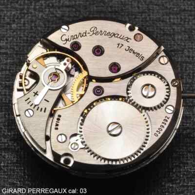 Girard-Perregaux GP 03 Movement Parts Uhrwerk Zubehör Ersatzteile