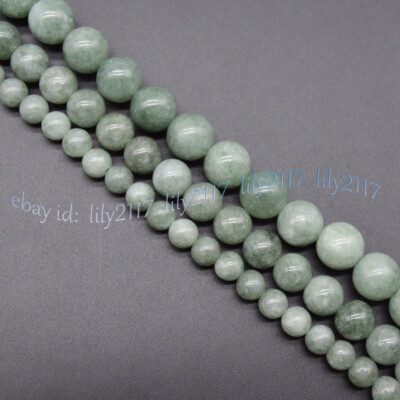 6-8-10mm natural emerald gemstone round loose beads 15" strand 6-8-10mm natural emerald gemstone round loose beads 15" strand