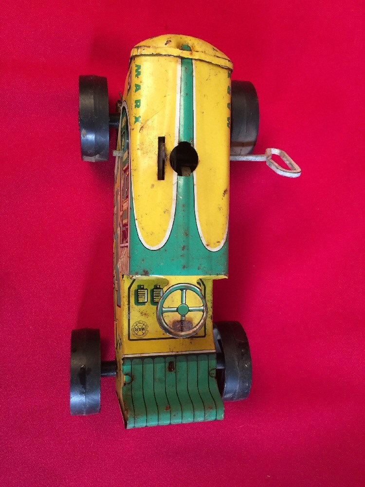 Vintage MARX TOYS CLIMBING TRACTOR Tin Wind Up Toy Parts Repair eBay