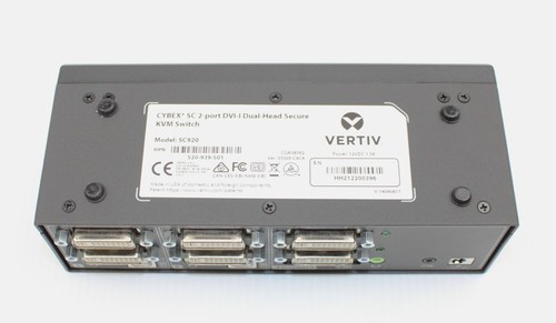 Vertiv | SC920-001 | Cybex SC 2-port DVI-I Dual-Head Secure KVM Switch - New - Picture 9 of 11