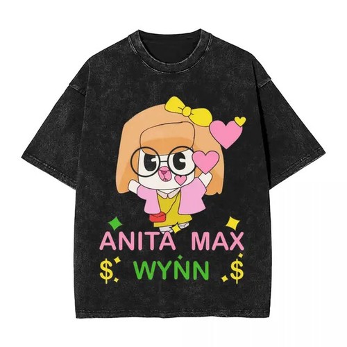 Anita Max Wynn Love Washed T Shirt - Streetwear high quality shirt - Picture 14 of 32