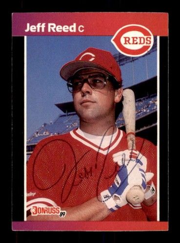 1989 Donruss #469 Jeff Reed AUTOGRAPHED!!! Reds 236432 | eBay