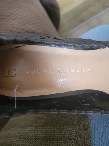 SIZE 8 LAUREN CONRAD Black Stiletto Heel Pumps INVPV2185 - Picture 3 of 6