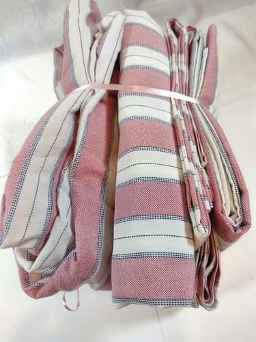 Tommy Hilfiger 3 Pce Twin Sheet Set Red White Blue Stripe Cotton Polyester 2014 - Picture 3 of 3