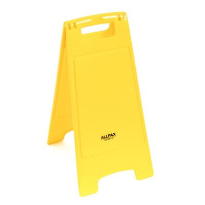 Warnschild Gelb ''Achtung'' Aufsteller Neutral Ohne Aufdruck Klappbar ALLPAX