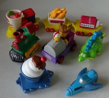 Vintage 1990's Sonic restaurant train plus more toy lot