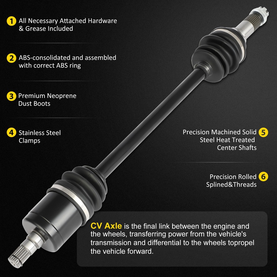 Front Passenger Right For 20172019 CanAm Defender Max HD8 ATV CV Axle