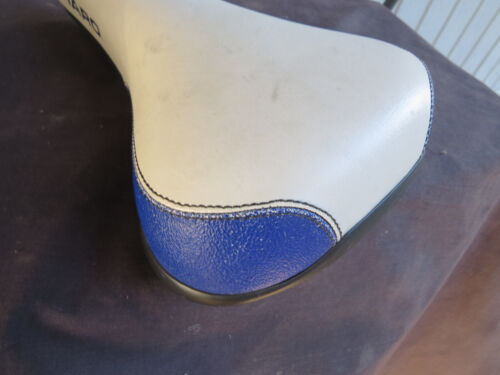 HARO SEAT PADDED EARLY- FREESTYLE BLUE OLD SCHOOL BMX MASTER SADDLE VINTAGE - Picture 4 of 10