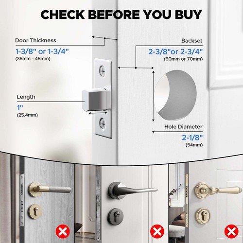 OWLING Fingerabdruck Türschloss Biometrisch Smart Lock APP Bluetooth Schlüsselloser Riegel - Bild 3 von 9