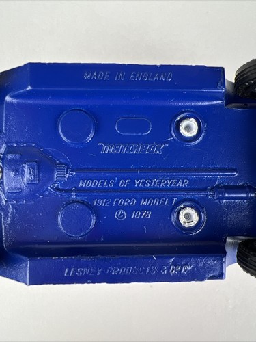 MATCHBOX MODELS OF YESTERYEAR-Y-12 1912 MODEL T FORD 1984 PEPSI COLA - FREE SHIP - Picture 6 of 6