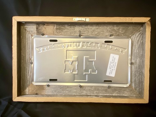 Texas A&M University Aggies Logo Alumni License Plate Wood Frame By Boyd Houses - Picture 2 of 10