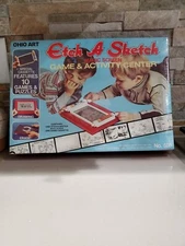New Vintage Ohio Art Etch A Sketch #508 Magic Screen Game + Activity Center 1977
