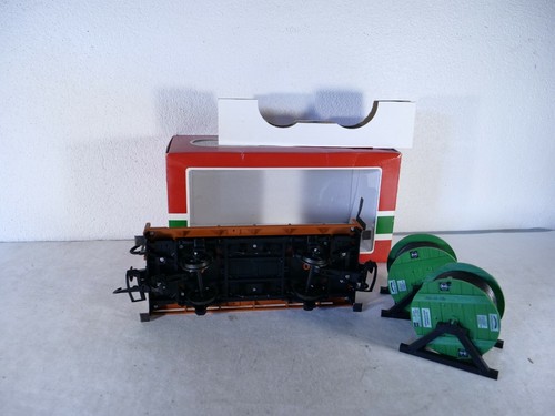 LGB Lehmann No. 4002 Flat Wagon For Cable Coils In Box - Picture 9 of 12