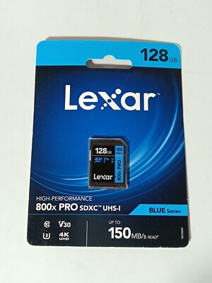 Lexar High-Performance 800x Pro SDXC 128GB UHS-I 4K UHD 150MB/s          _0.01_5