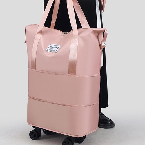 Rolling Duffle Bag Wheel Expandable Luggage Bag with Wheels and Grab Hand/ EDR - Picture 9 of 30