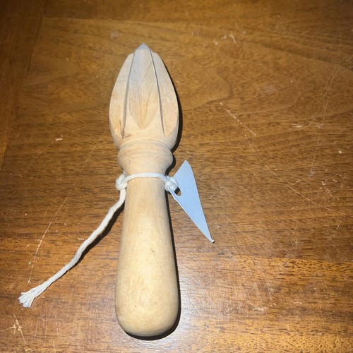 Wooden Citrus Reamer Lemon Hand Juicer Handheld Citrus Juicer Vintage Wood NEW