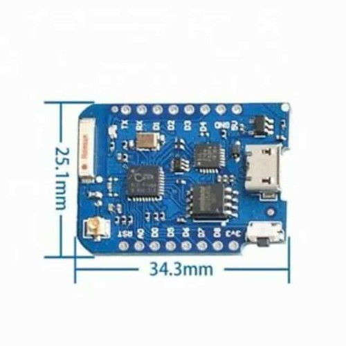 AU Bulk - Wemos D1 Mini/Mini Pro 16MB ESP8266/ESP12 WiFi NodeMCU + Antenna - Picture 4 of 13