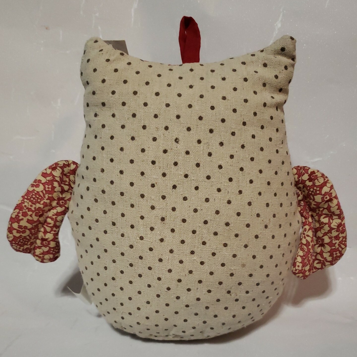 Delton Collectibles Country Heart Owl Embroidered Weighted Doorstop 8