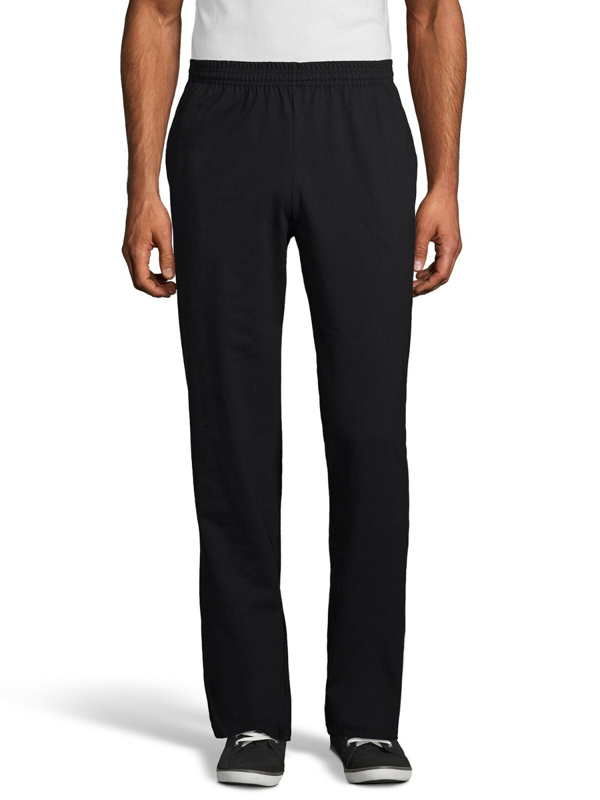 Hanes Men's Jersey Pant, Black, XLarge eBay