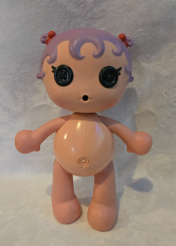 Lalaloopsy Babies Diaper Surprise Purple Hair Doll Black Button Eyes MGA 2014 - Picture 2 of 8