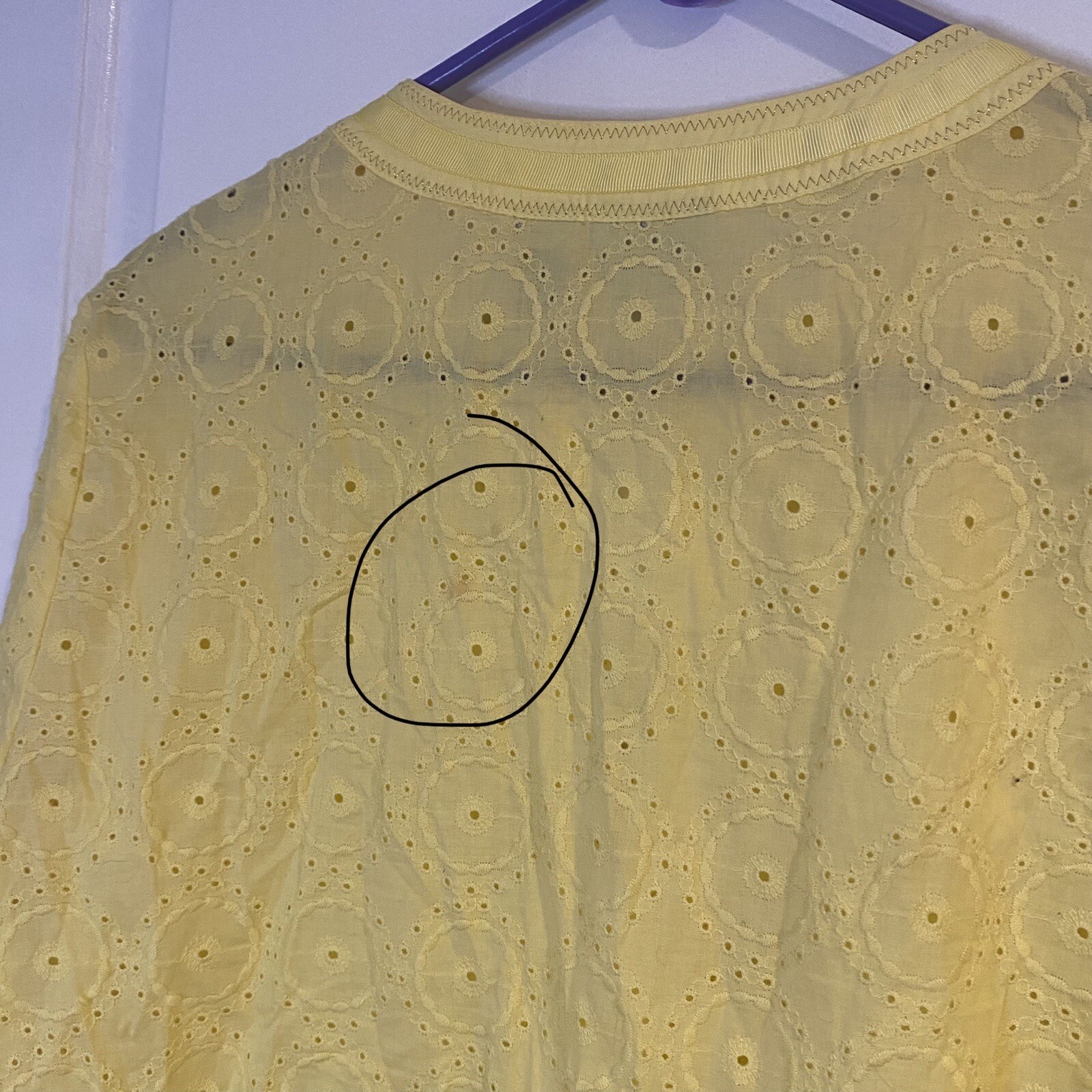 Chicos Yellow Button Down Light Weight Jacket - image 6