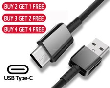 6FT USB Cable Type C Fast Charger For Samsung Galaxy S8 S9 S10 S20 Note 9 10 20