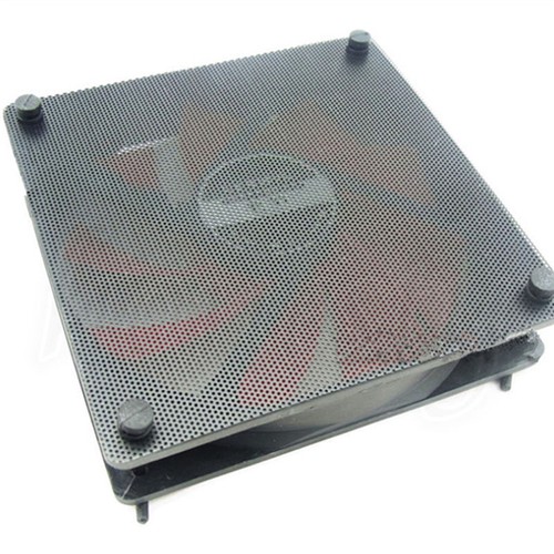 5PCS 120mm Cuttable Black PVC PC Fan Dust Filter Dustproof Case Computer M'3C - Afbeelding 3 van 6