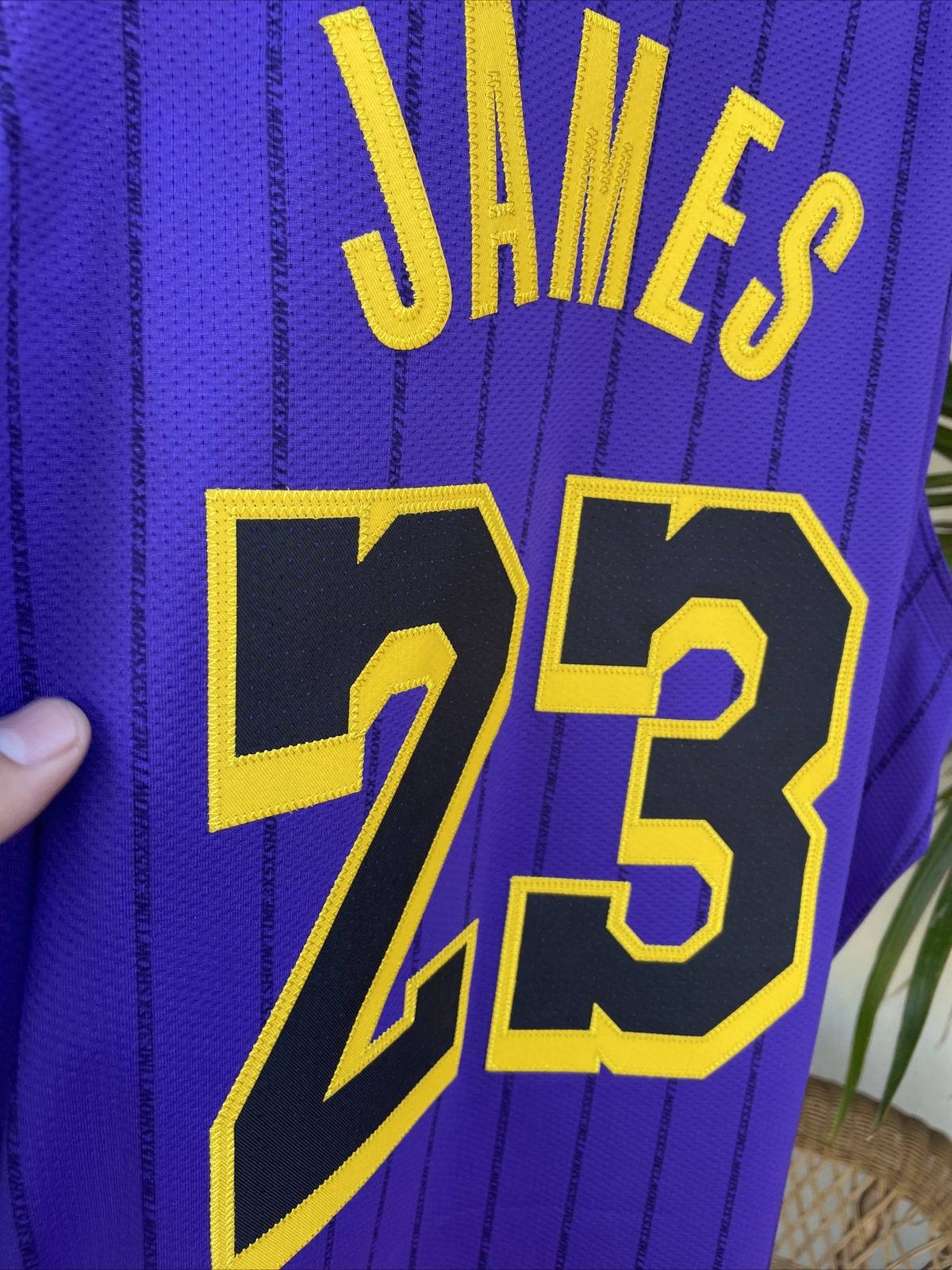 NIKE LAKERS LEBRON JAMES JERSEY LORE SERIES CITY EDITION VAPORKNIT NWT