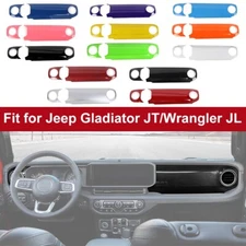 Center Console Dash Panel Bezel Cover Trims Accessories for Wrangler JL JT 2024+