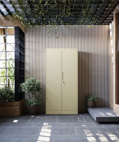 Aufbewahrungsschrank Metallschrank Aktenschrank Büroschrank Spind Pastellfarben - Bild 20 von 29