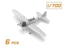 1/700 IJN A6M2 "ZERO" Model 21 Fighter (wings extend,6 pcs) IJN70021A