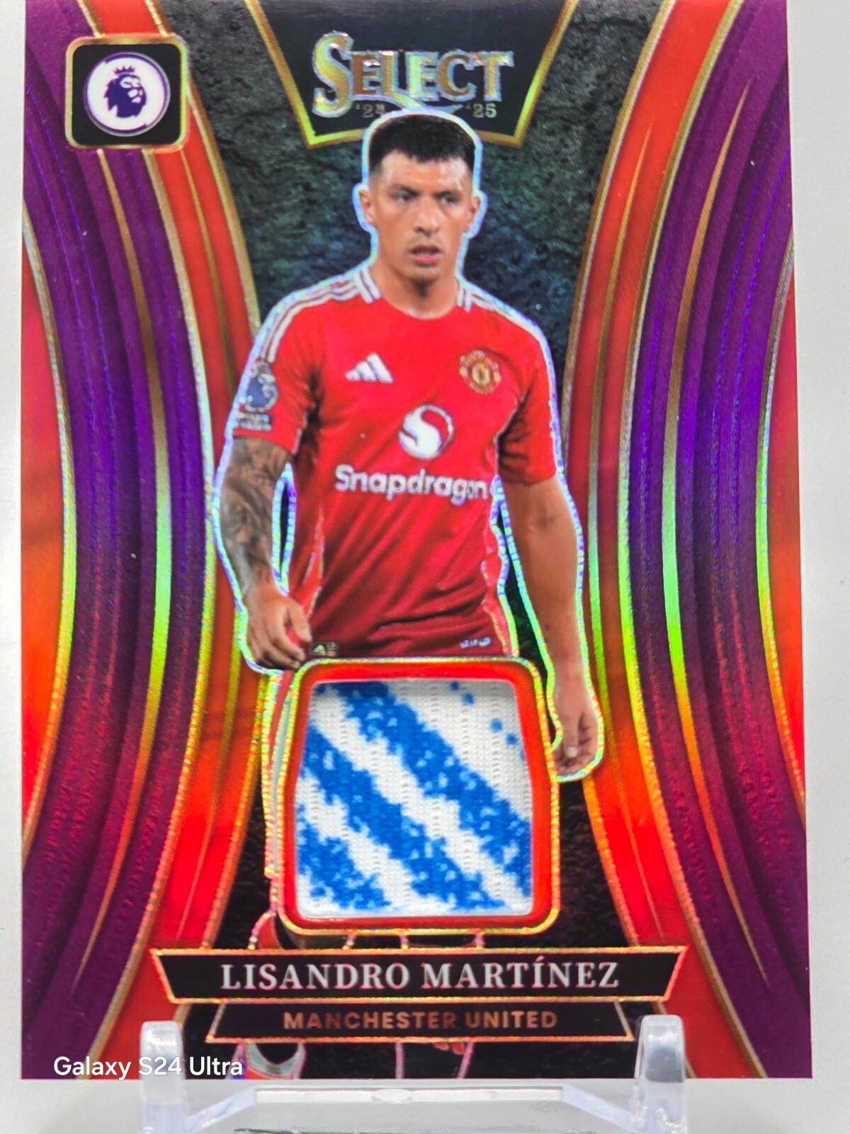 2024-25 Select Premier League Select Memorabilia Lisandro Martinez Purple 28/49