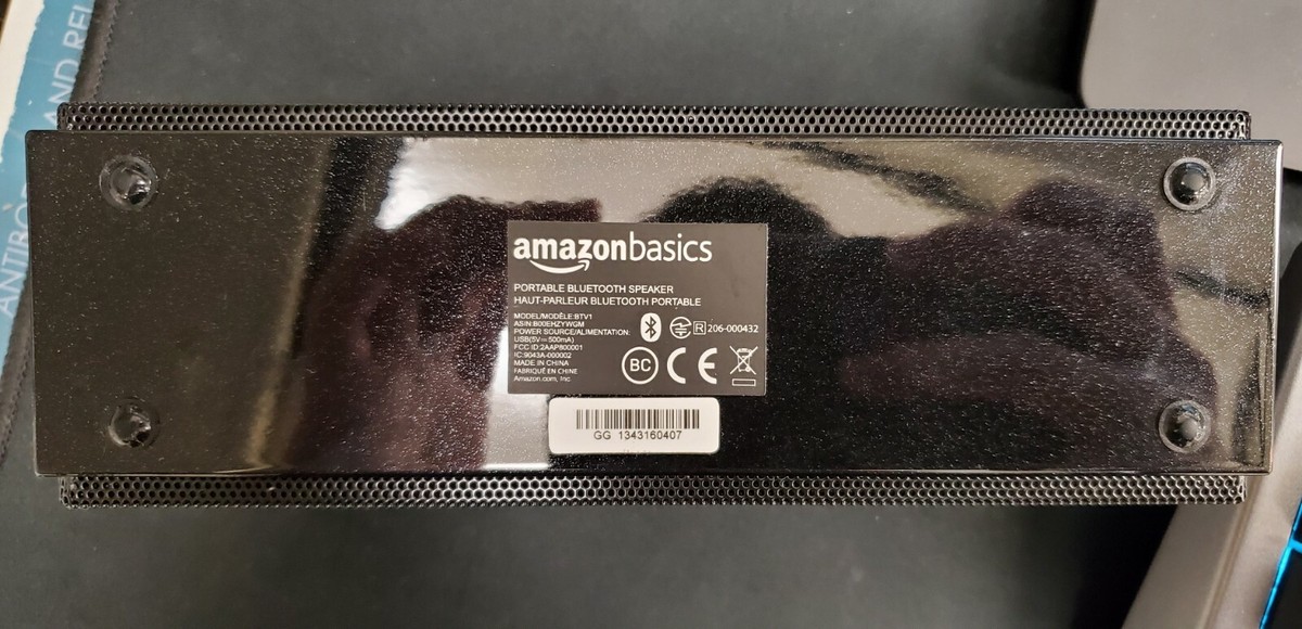 🔥AmazonBasics Wireless Bluetooth Dual 3W Speaker Built-in