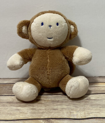 Koala Baby Plush Tan Brown Cream Stuffed Bean Bag Monkey Baby