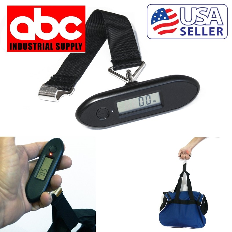 Portable 50kg/10g LCD Digital Fish Hanging Luggage Weight Electronic Hook Scale