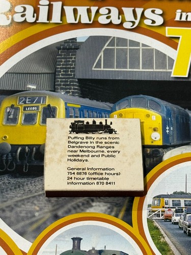 Modelling Britain's Railways in 70s For Train Enthusiasts and a Vintage Matchbox - Picture 3 of 9