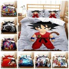 3D Anime Dragon Ball Z Goku Bedding Set 3PC Duvet Cover Pillowcase Gifts Kids